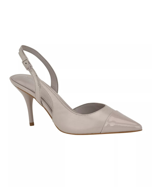 Women's Corinny Pointy Cap Toe Dress Slingbacks Taupe - 1