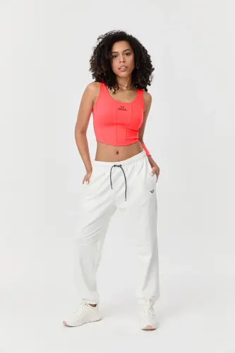 Women's Cosmo Open Back Tie-Up Crop Top Back Stringed Tank Top 0080 - 3