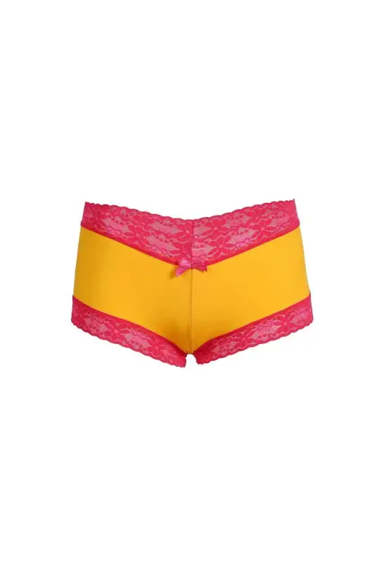 Women's Cotton 2-Pack Boxer in Yellow 40265 - 2
