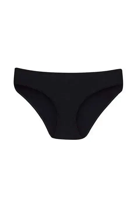 Women's Cotton Lycra Colorful Plain Panties 6-Pack | Comfortable and Soft Underwear - 1