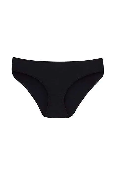 Women's Cotton Lycra Colorful Plain Panties 6-Pack | Comfortable and Soft Underwear - 1