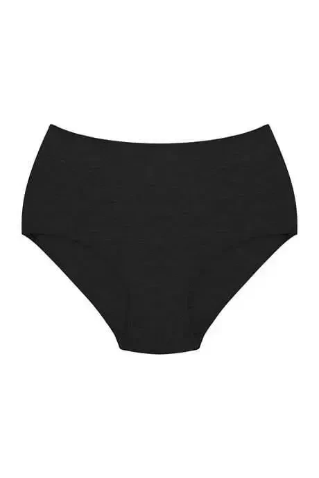 Women's Cotton Lycra High Waist Colorful Panties 6 Pack - BÜYÜKBEDENIZ