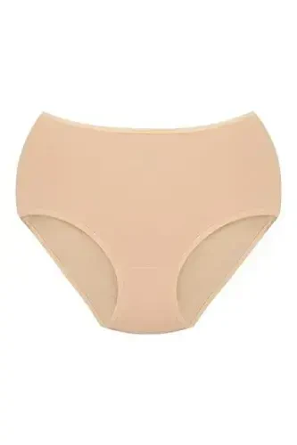 Women's Cotton Lycra High Waist Colorful Panties 6 Pack - 3