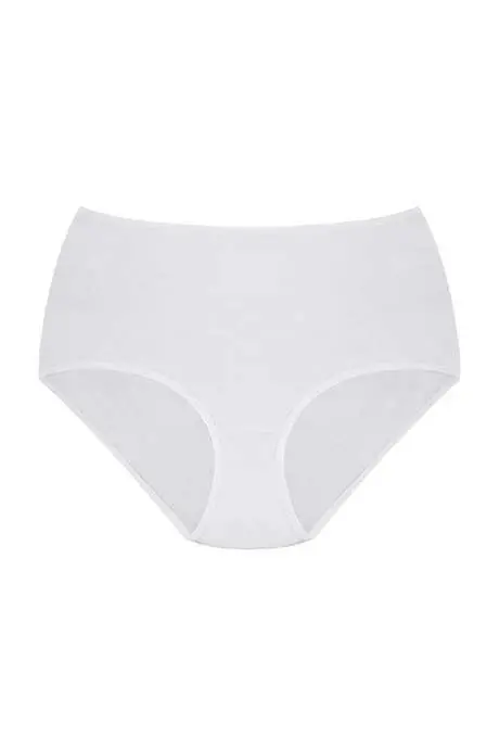 Women's Cotton Lycra High Waist Colorful Panties 6 Pack - 2