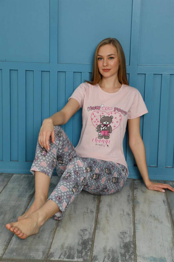 Women's Cotton Pajama Set 20502P - 1