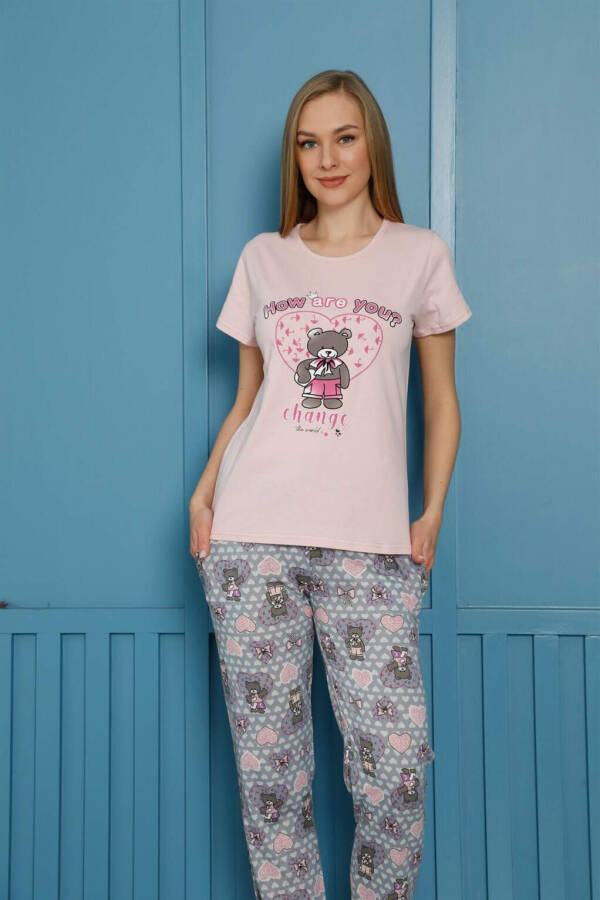 Women's Cotton Pajama Set 20502P - 2