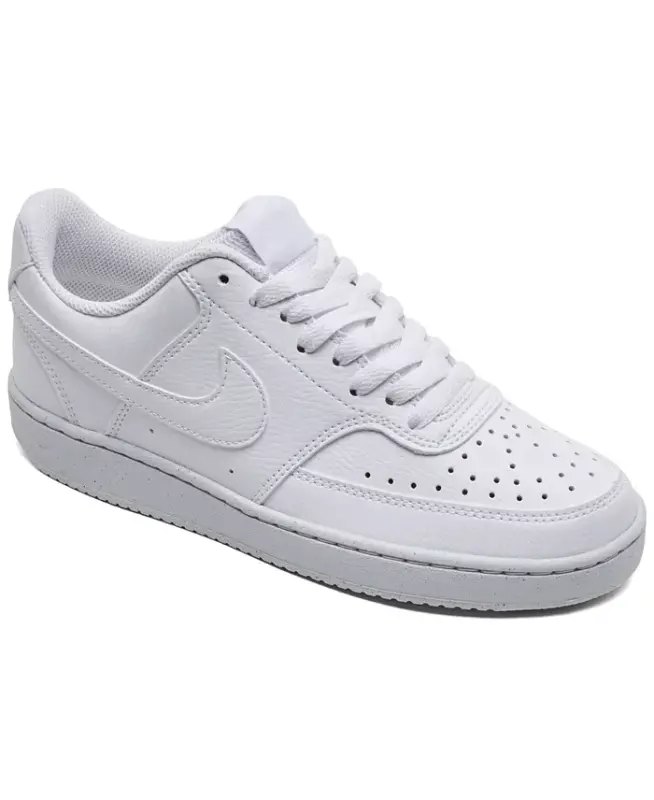 Women's Court Vision Low Next Nature Casual Sneakers from Finish Line - White - NIKE