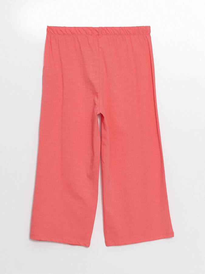 Women's Crew Neck Plain Capri Pajama Set - 12