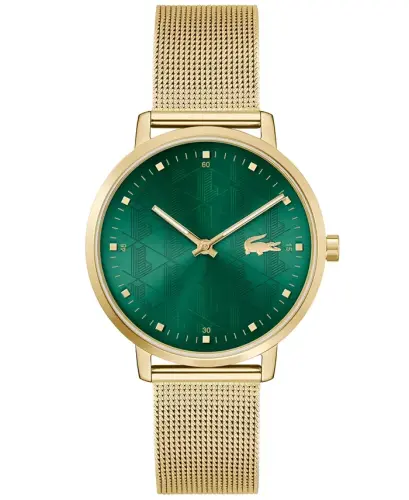 Women's Crocorigin Quartz Gold-Tone Stainless Steel Bracelet Watch 35mm-Gold - 1