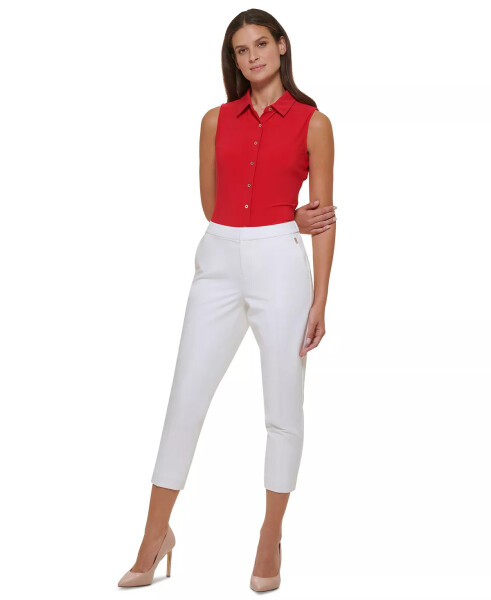 Women's Cropped Elastic-Back Sloane Ankle Pants - 5