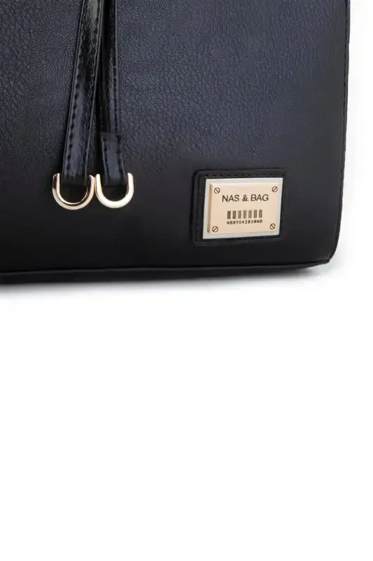 Women's Crossbody Bag - Black-Black - 3