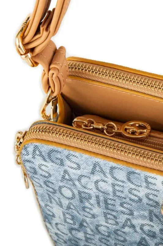 Women's Crossbody Bag - Denim Color - Denim Color - 4