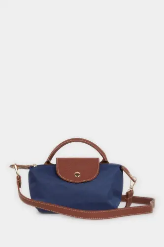 Women's Crossbody Bag - Navy Blue - 3