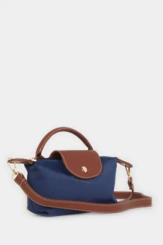 Women's Crossbody Bag - Navy Blue - 4