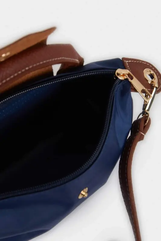 Women's Crossbody Bag - Navy Blue - 6