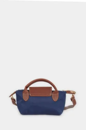 Women's Crossbody Bag - Navy Blue - 7
