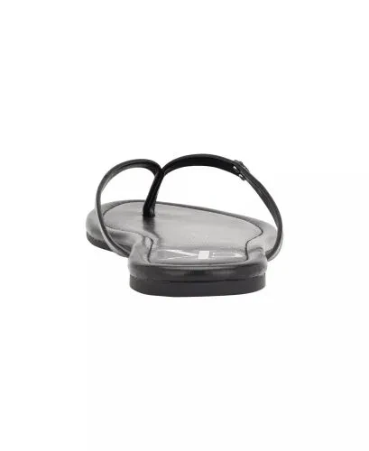 Women's Crude Flat Thong Sandals-Black - 3