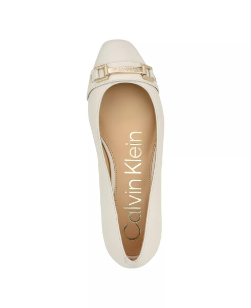 Women's Crystil Tailored Ballet Flat Ivory - Leather - 4