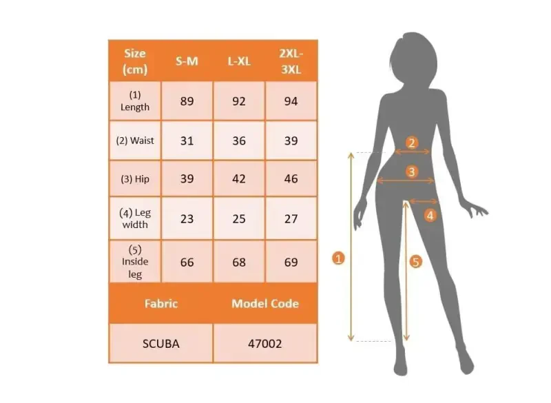 Women's Cut-off Knee Scuba Leggings - 4