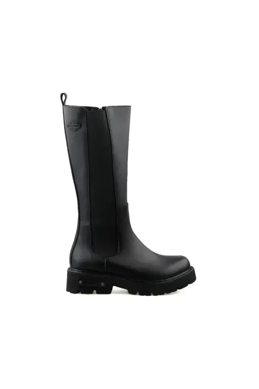 Women's Daily Leather Boots 021Z100569-SPIEZZENNE-BLACK-00569 - 2
