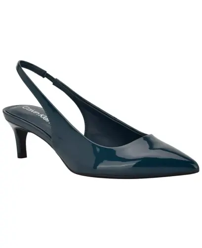 Women's Dainty Kitten Heel Slingbacks - 1