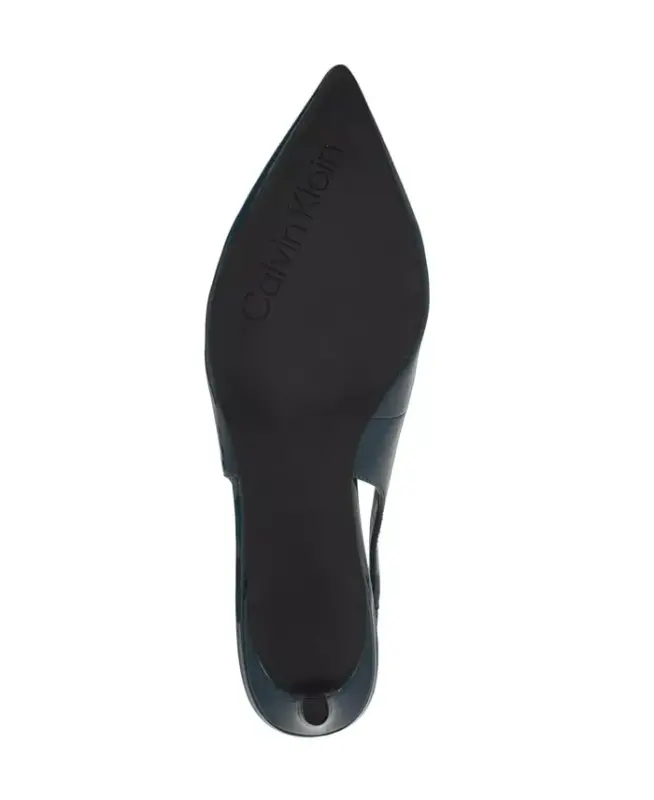 Women's Dainty Kitten Heel Slingbacks - 5