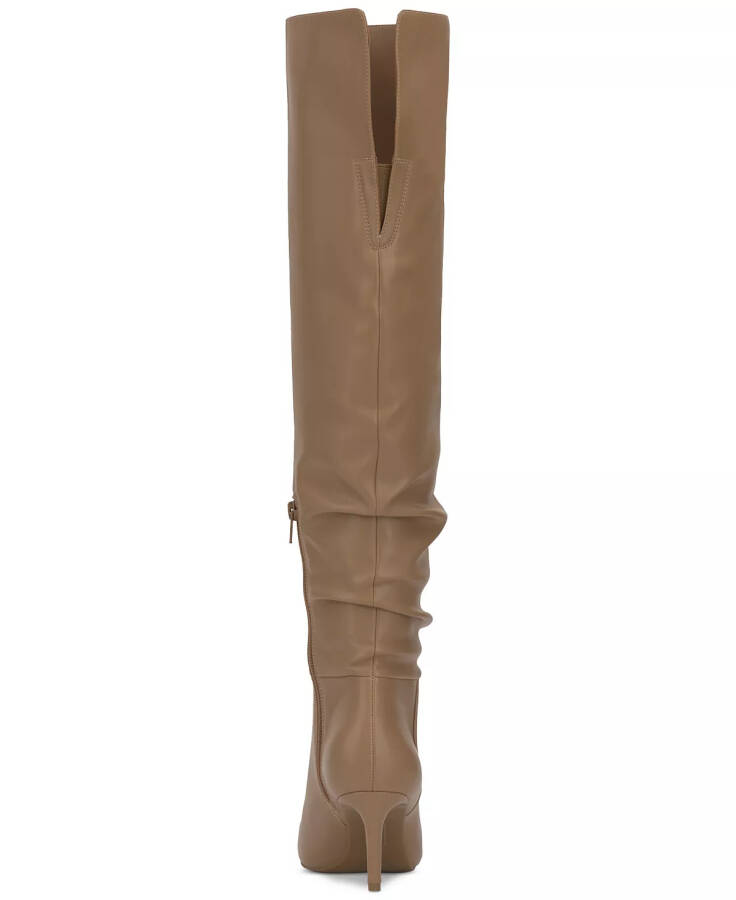 Women's Damoni Mid-Heel Over-the-Knee Boots, Created for Modazone Nude Smooth - 3