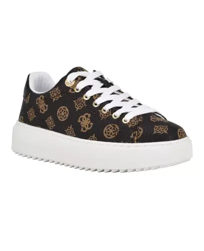 Women's Denesa Treaded Platform Lace-Up Sneakers - 1