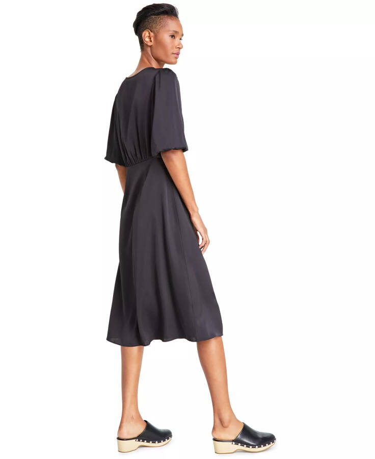 Women's Destina Surplice A-Line Dress Black - 2