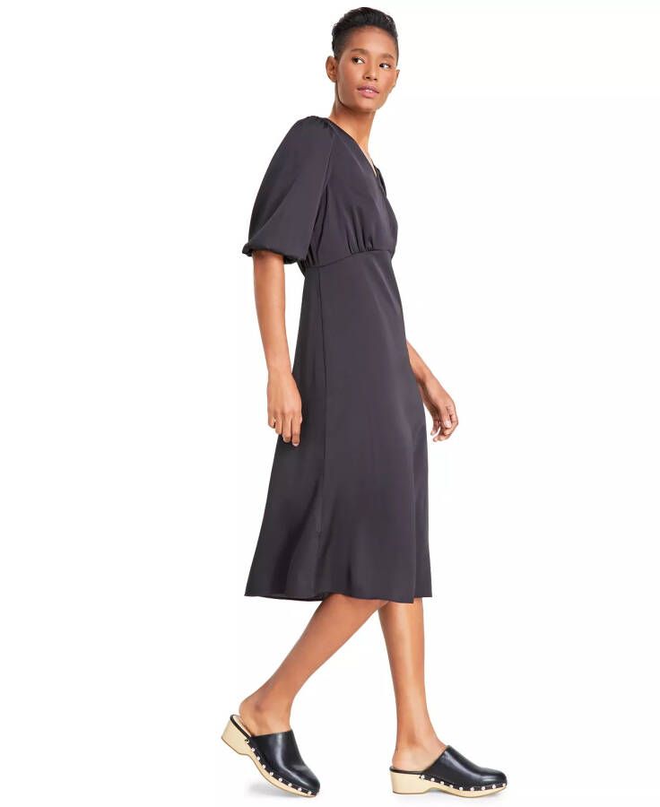 Women's Destina Surplice A-Line Dress Black - 3