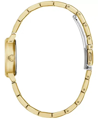 Women's Diamond-Accent Gold-Tone Stainless Steel Bracelet Watch 25mm-Gold-tone - 3