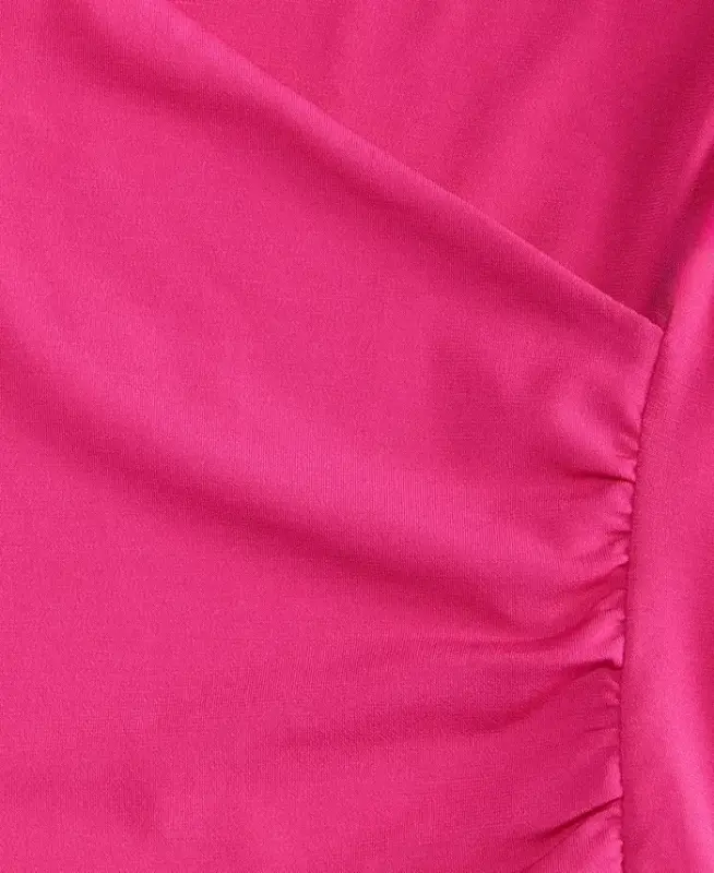 Women's Dolman-Sleeve Top, Exclusively at Modazone - Bright Fuchsia - 3