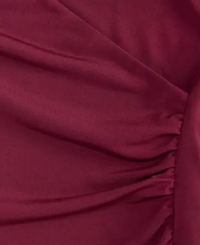 Women's Dolman-Sleeve Top, Exclusively at Modazone - New Maroon - 4