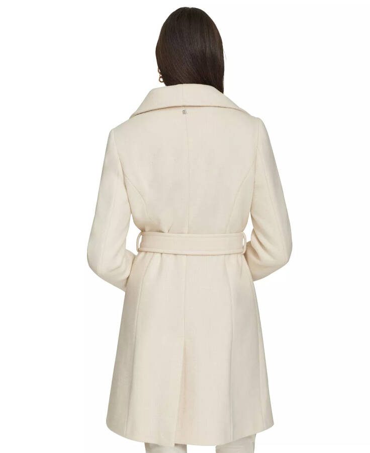 Women's Double-Breasted Belted Trench Coat Nude - 2