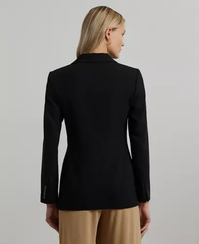 Women's Double-Breasted Wool Crepe Blazer - LAUREN RALPH LAUREN (1)