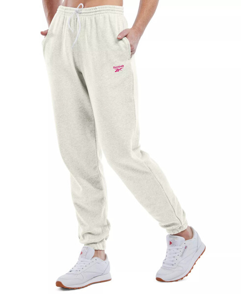 Women's Drawstring French Terry Jogger Sweatpant Chalk - 1