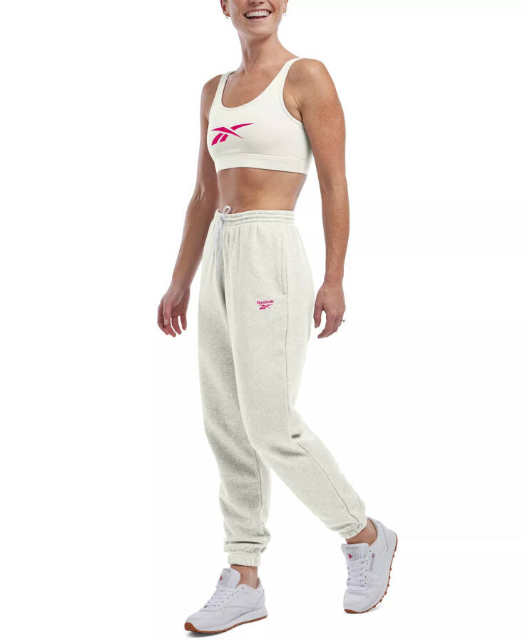 Women's Drawstring French Terry Jogger Sweatpant Chalk - 3