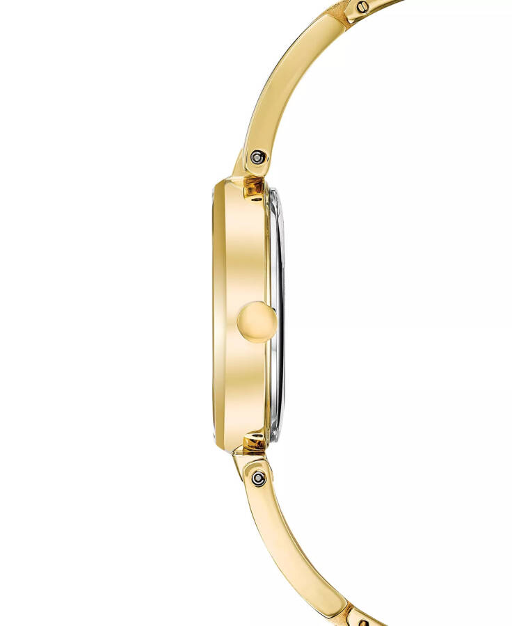 Women's Eco-Drive Axiom Gold-Tone Stainless Steel Bracelet Watch 28mm Gold - 2