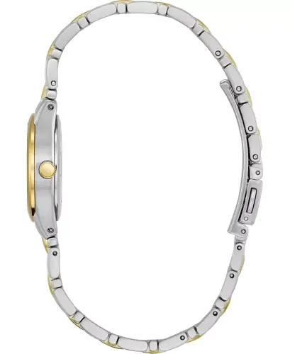 Women's Eco-Drive Two Tone Stainless Steel Bracelet Watch 25mm EW1264-50A - CITIZEN (1)