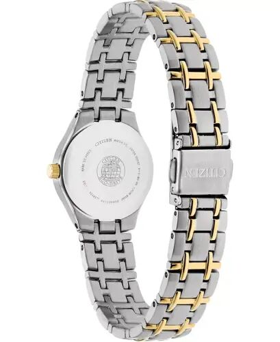 Women's Eco-Drive Two Tone Stainless Steel Bracelet Watch 25mm EW1264-50A - 4