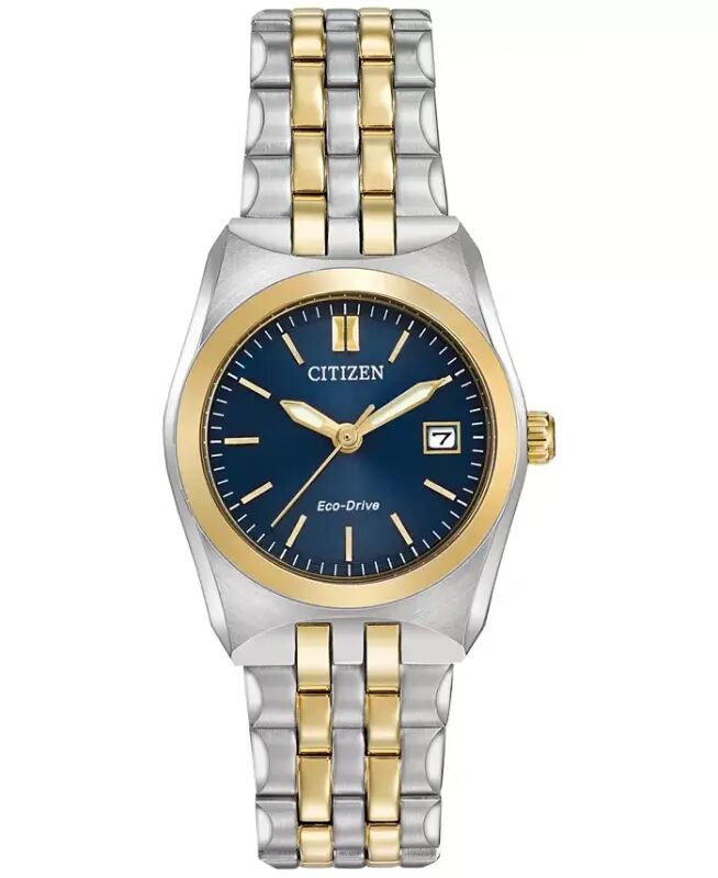 Women's Eco-Drive Two-Tone Stainless Steel Bracelet Watch 28mm EW2294-53L-Two-Tone - 1