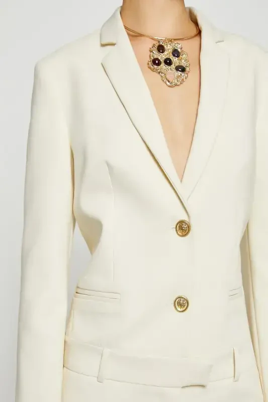 Women's Ecru Jumpsuit - 6