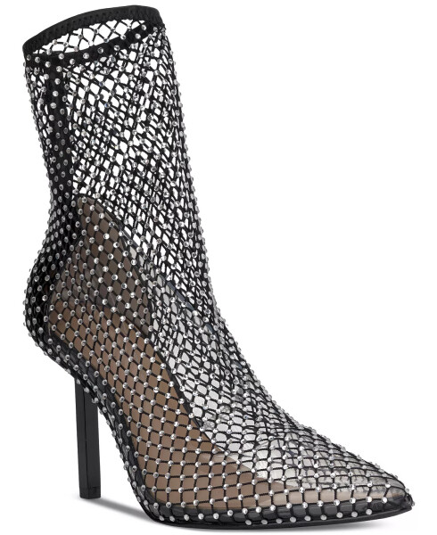 Women's Edrice Mesh Booties, Created for Modazone Black Mesh - 1