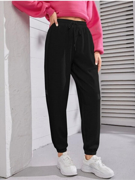 Women's Elastic Waist and Ankle Tracksuit Bottoms SPR24EAK82 - 5