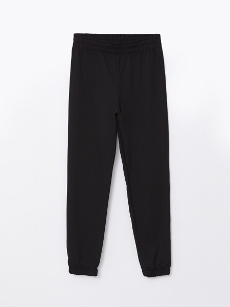 Women's Elastic Waist Plain Jogger Sweatpants - 7