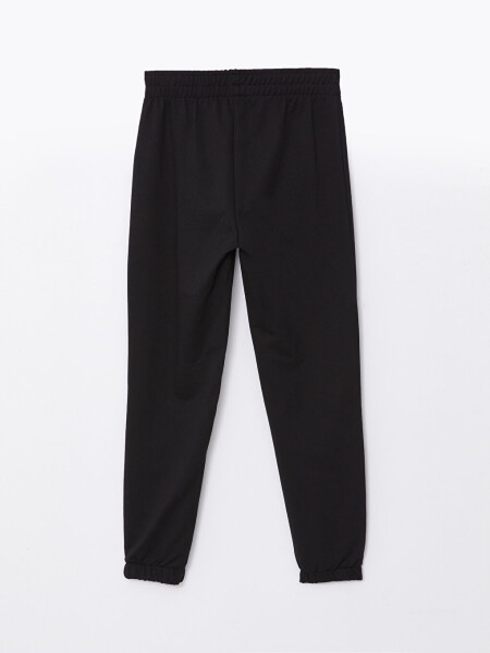 Women's Elastic Waist Plain Jogger Sweatpants - 8