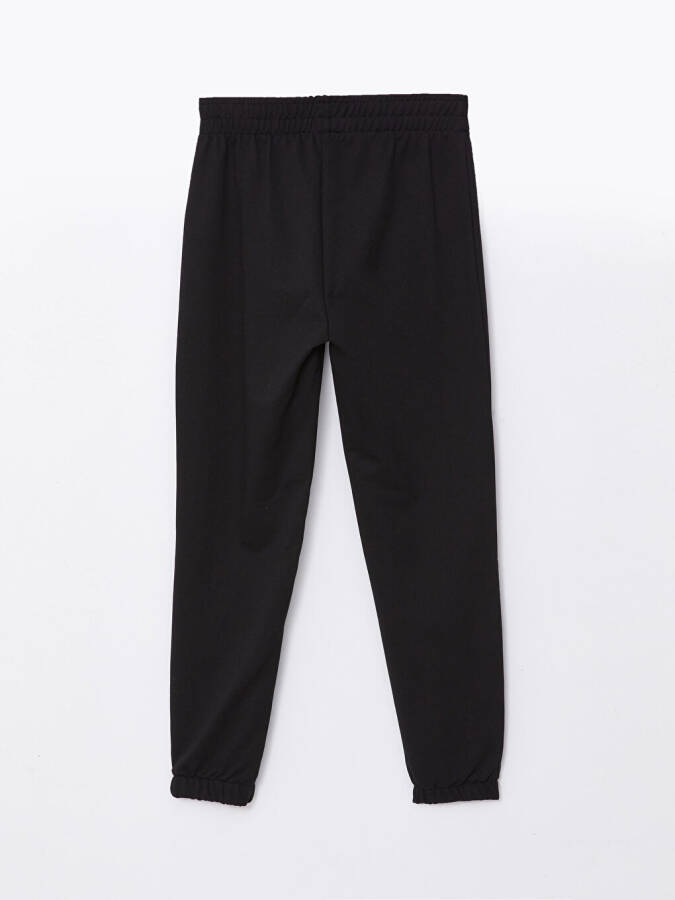 Women's Elastic Waist Plain Jogger Sweatpants - 6