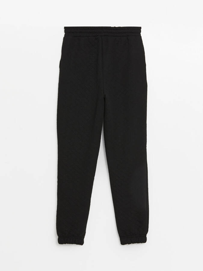 Women's Elastic Waist Plain Jogger Sweatpants - 6