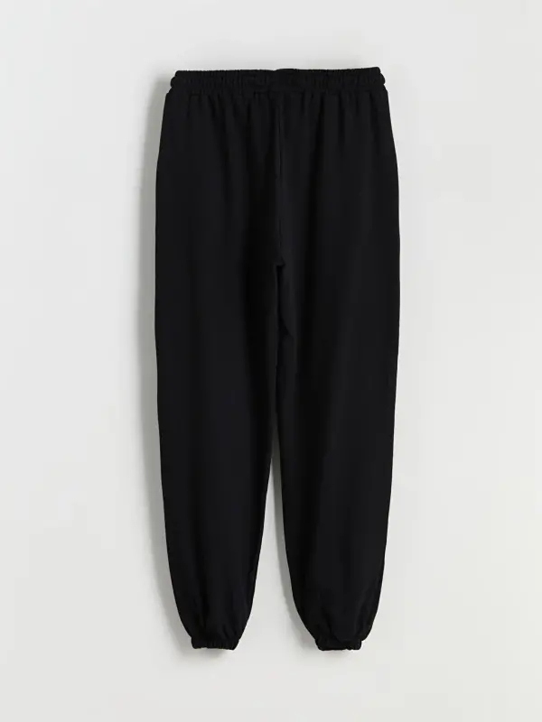 Women's Elastic Waist Plain Jogger Sweatpants - 10