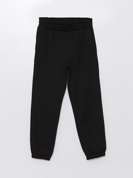 Women's Elastic Waist Plain Jogger Sweatpants - 14